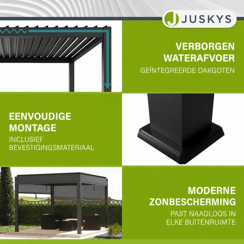 Pergola bioclimatique Tahiti