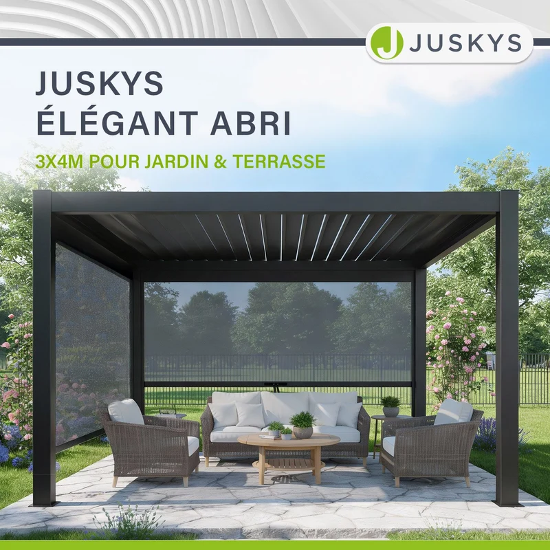 Pergola bioclimatique Tahiti