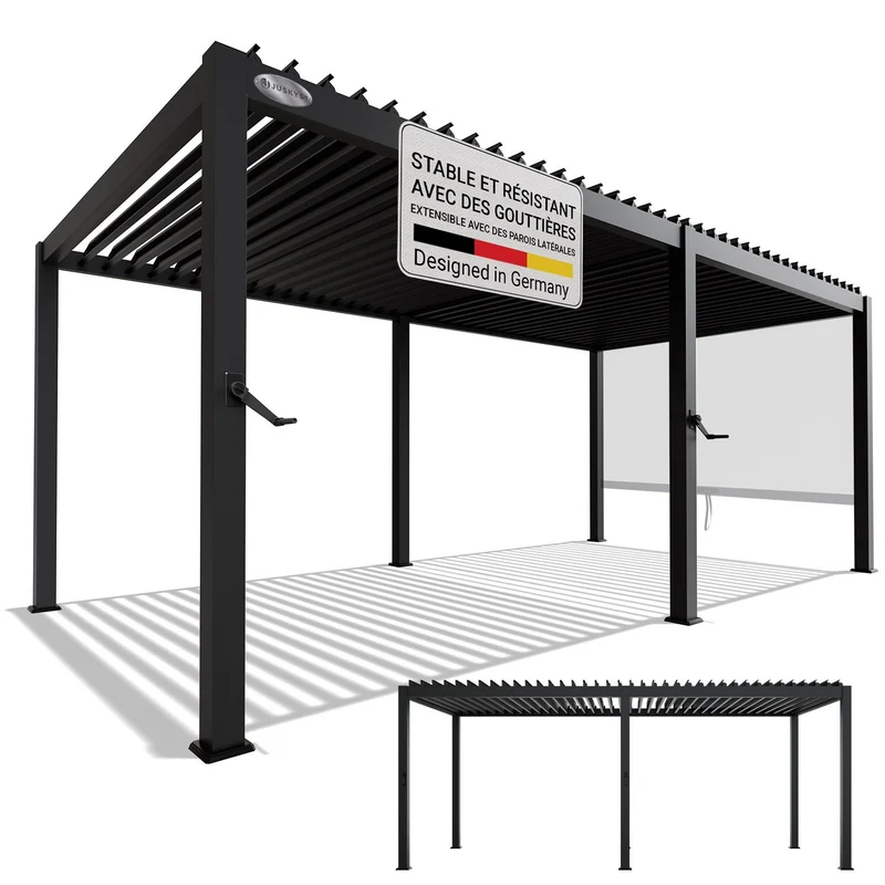 Pergola bioclimatique Tahiti
