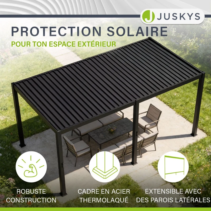 Pergola bioclimatique Tahiti