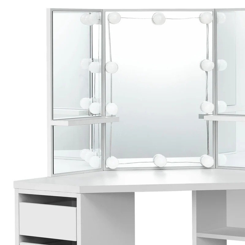 Coiffeuse Nova avec tabouret Melly