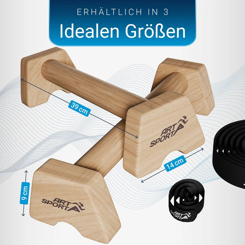 Poignées de pompes en bois
