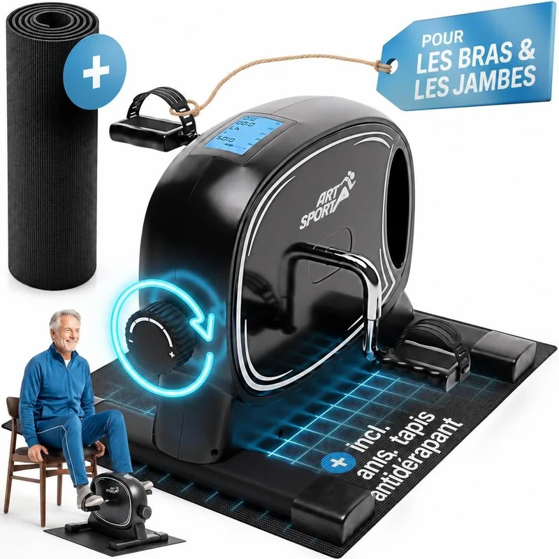 Pédalier d'appartement Sportivo – bras et jambes