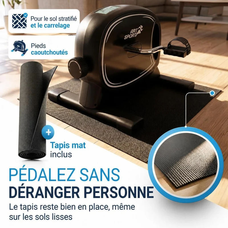 Pédalier d'appartement Sportivo – bras et jambes