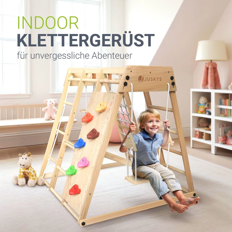 Structure d'escalade enfant d'intérieur – pliable