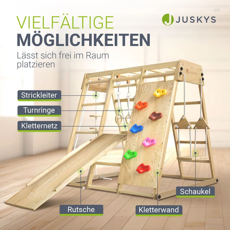 Structure d'escalade enfant d'intérieur – pliable