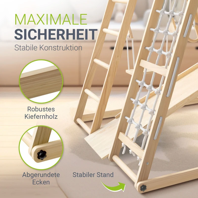 Structure d'escalade enfant d'intérieur – pliable