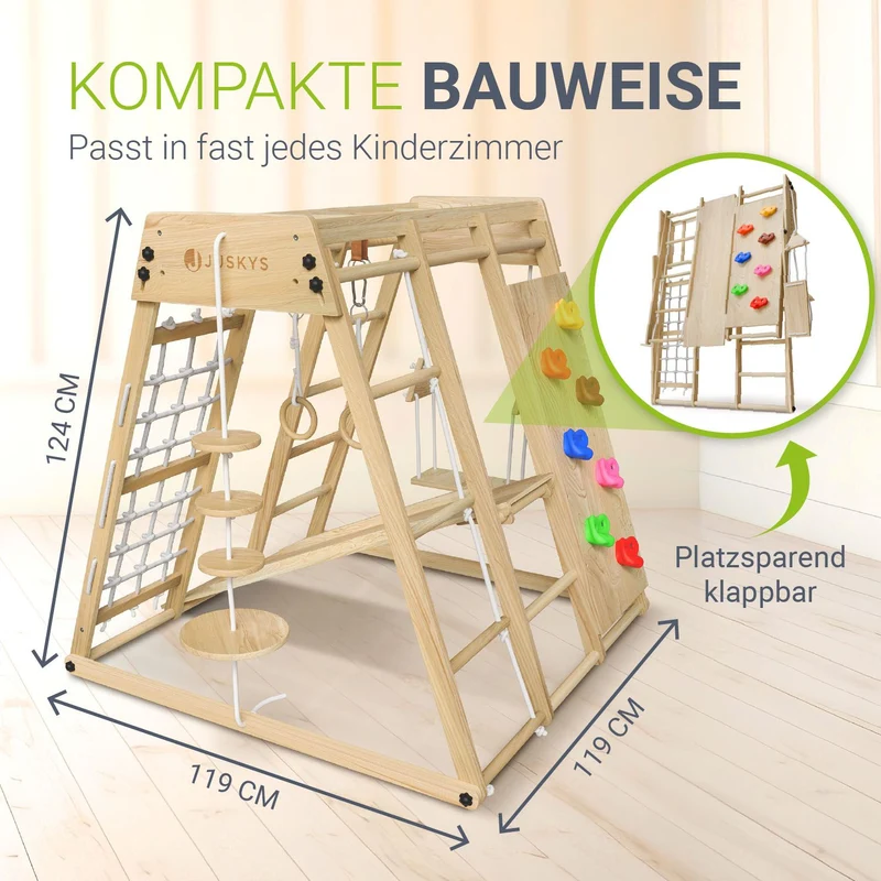 Structure d'escalade enfant d'intérieur – pliable