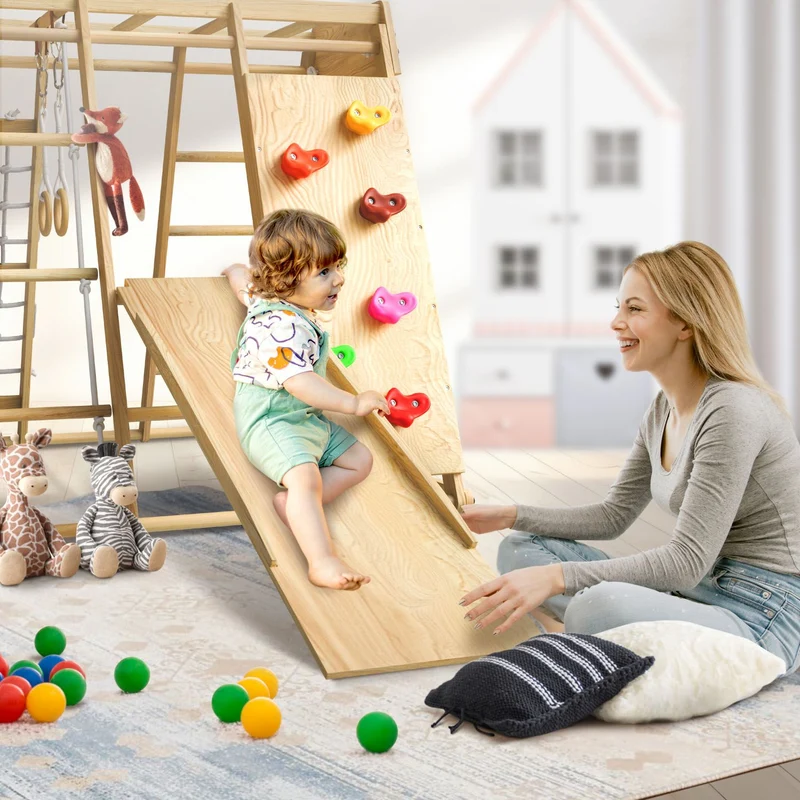 Structure d'escalade enfant d'intérieur – pliable