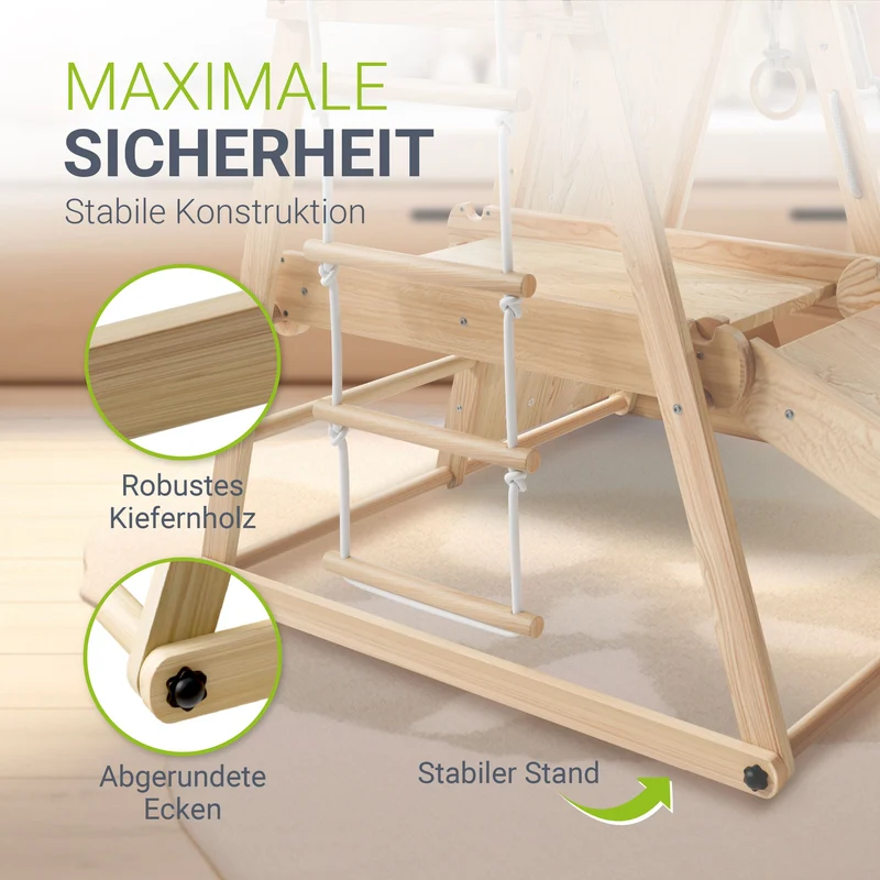 Structure d'escalade enfant d'intérieur – pliable