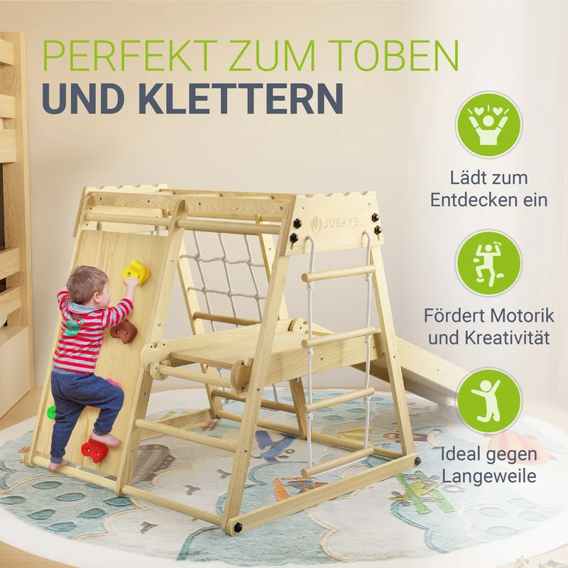 Structure d'escalade enfant d'intérieur – pliable