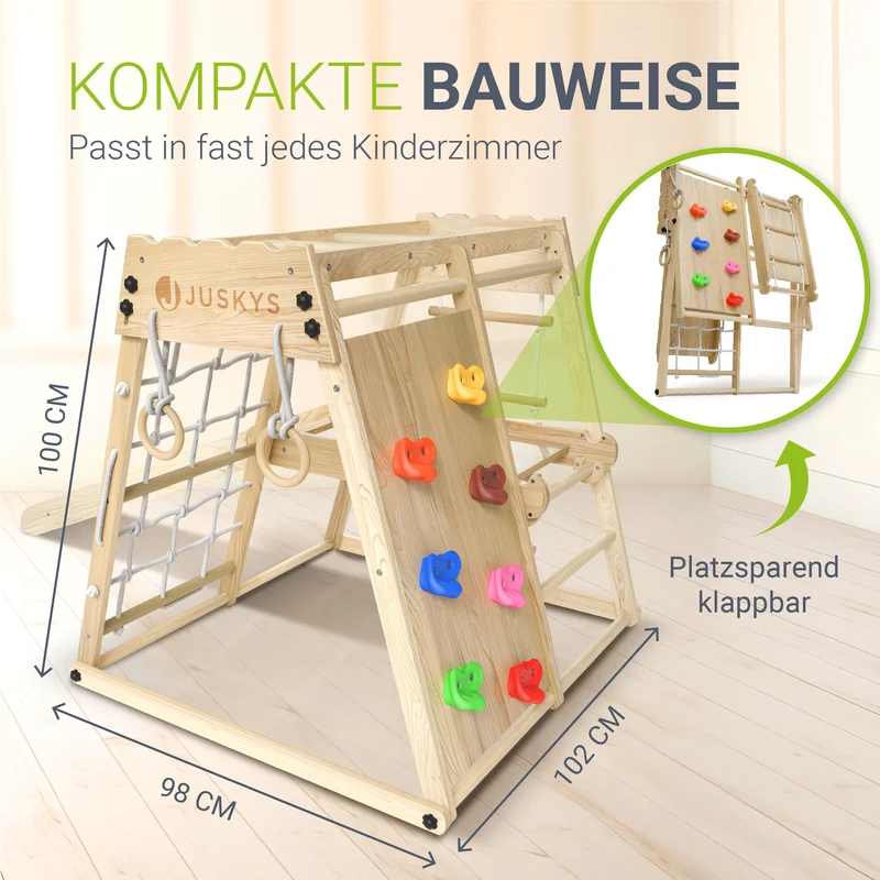 Structure d'escalade enfant d'intérieur – pliable