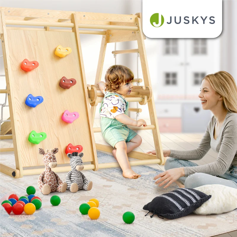 Structure d'escalade enfant d'intérieur – pliable
