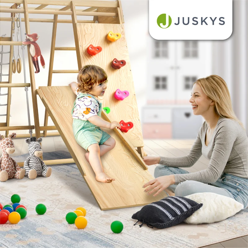 Structure d'escalade enfant d'intérieur – pliable