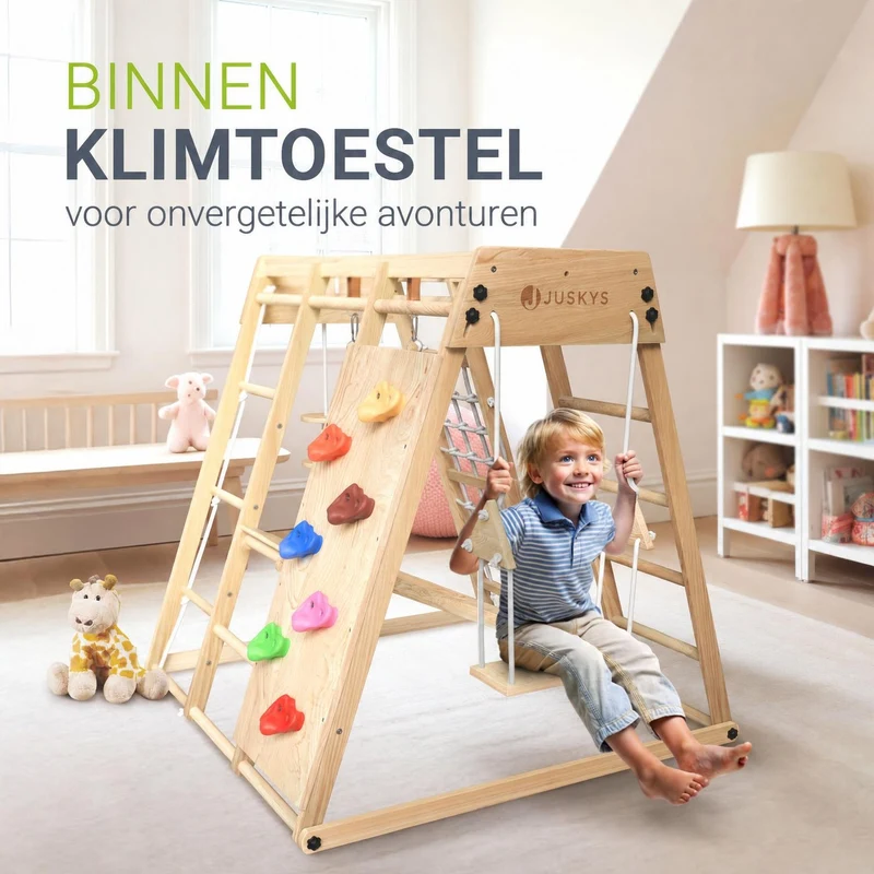 Structure d'escalade enfant d'intérieur – pliable