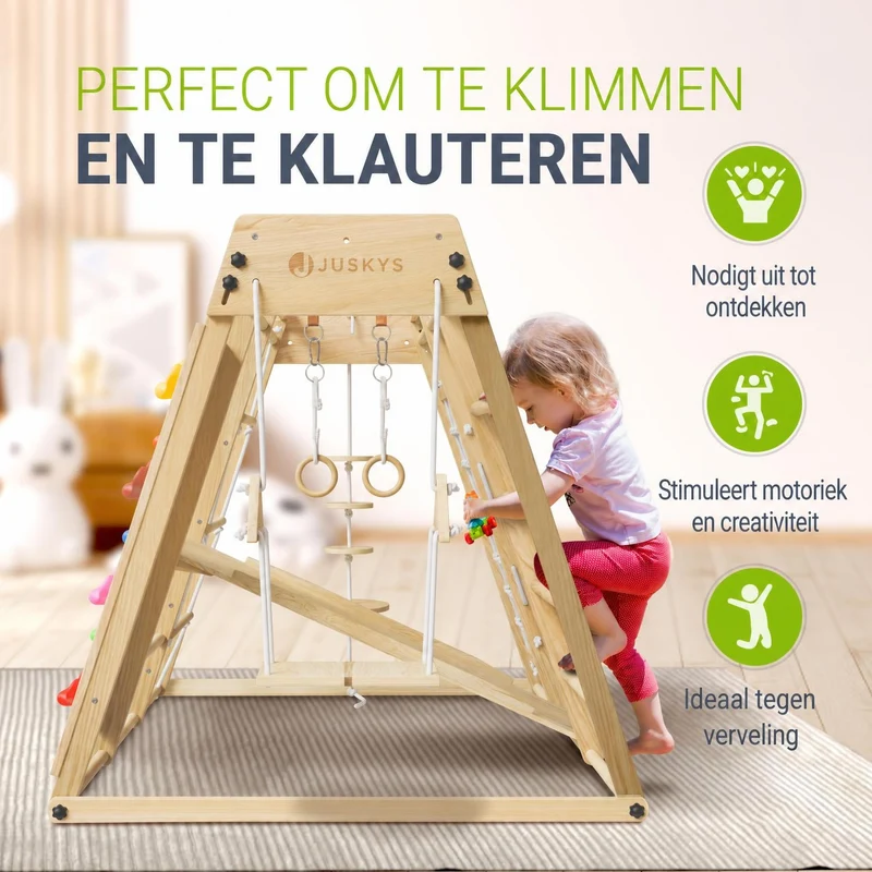 Structure d'escalade enfant d'intérieur – pliable