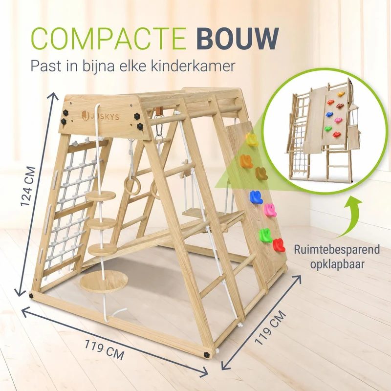 Structure d'escalade enfant d'intérieur – pliable