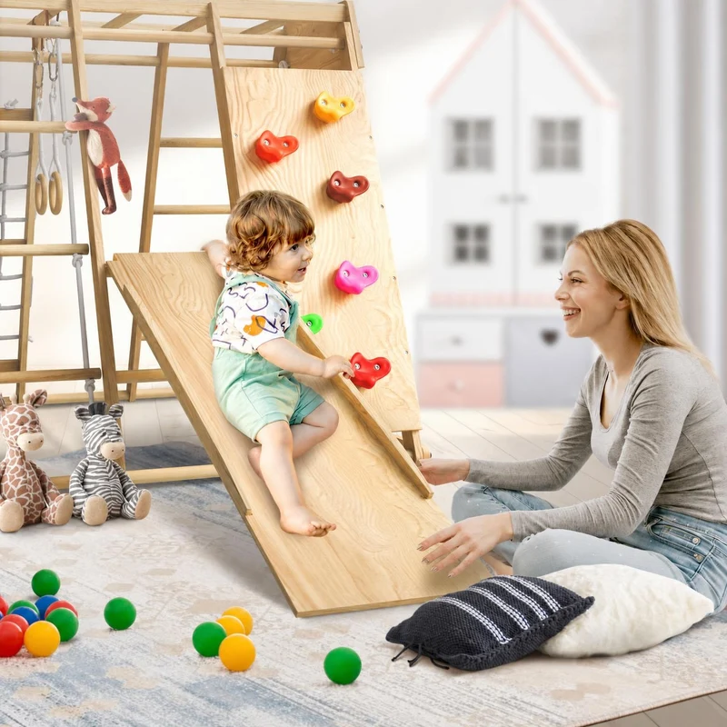 Structure d'escalade enfant d'intérieur – pliable