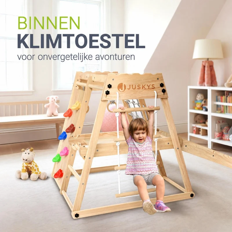 Structure d'escalade enfant d'intérieur – pliable