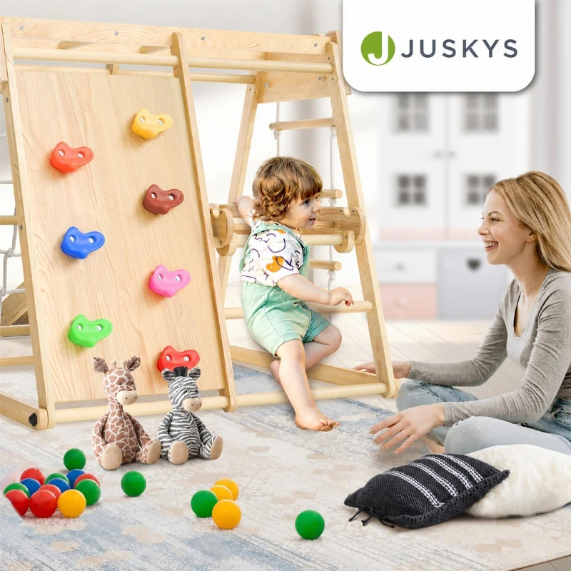 Structure d'escalade enfant d'intérieur – pliable