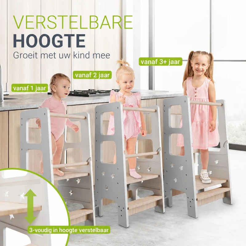 Tour d'apprentissage Henny – en bois, réglable