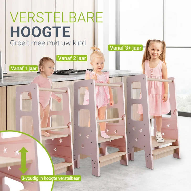 Tour d'apprentissage Henny – en bois, réglable