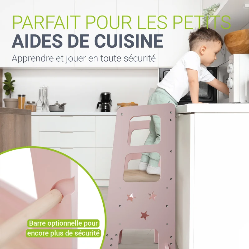 Tour d'apprentissage Henny – en bois, réglable