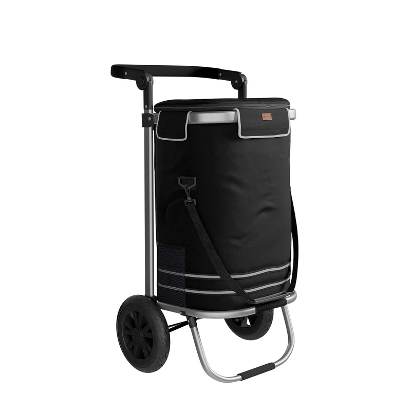 Chariot de courses 3 en 1 pliable – 56 L