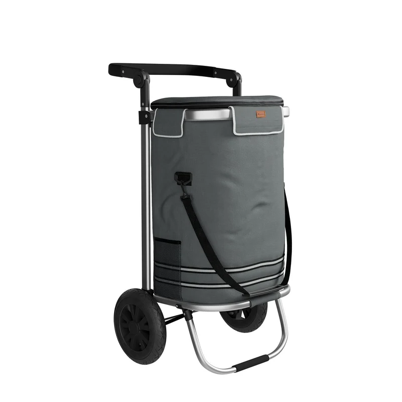 Chariot de courses 3 en 1 pliable – 56 L