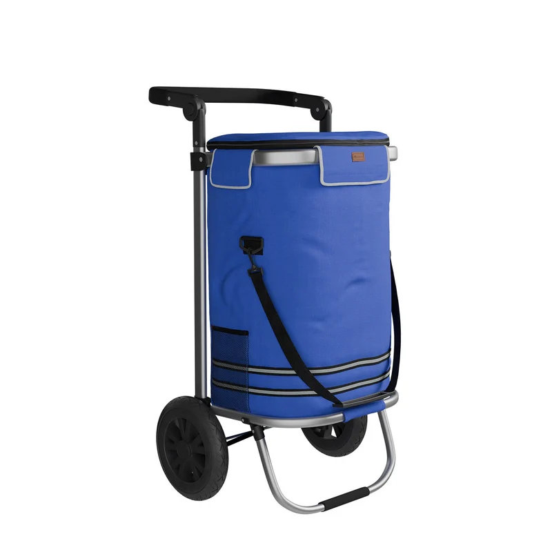 Chariot de courses 3 en 1 pliable – 56 L