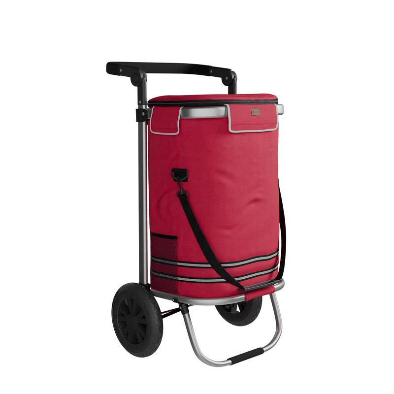 Chariot de courses 3 en 1 pliable – 56 L