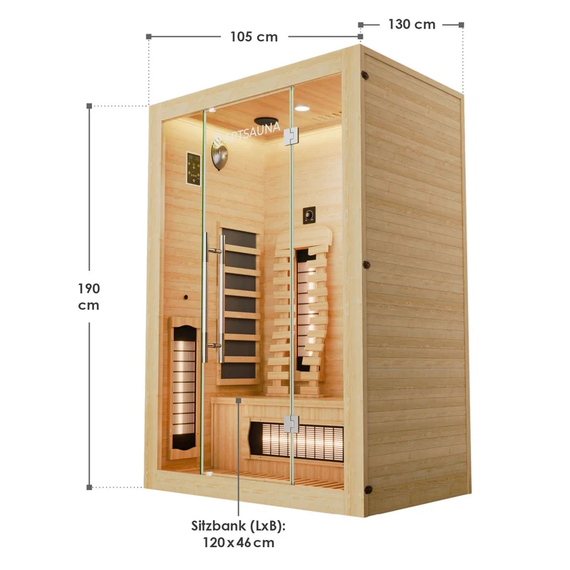 Sauna infrarouge Kiruna 130 Premium