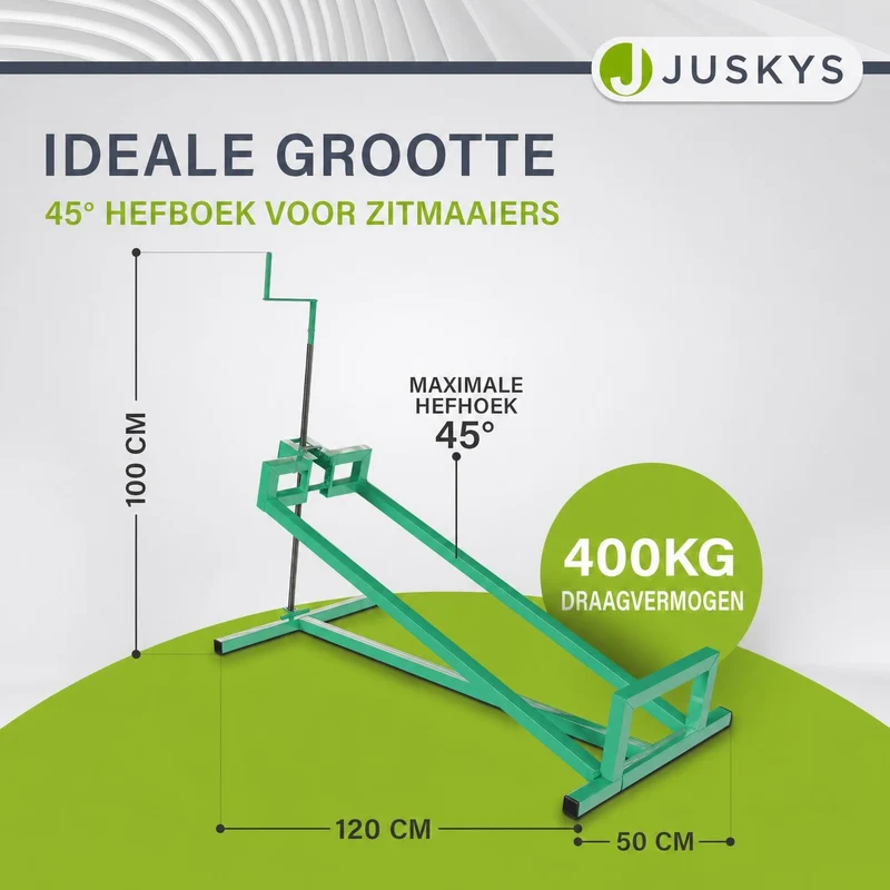 Cric pour tondeuse autoportée – jusqu'à 400 kg