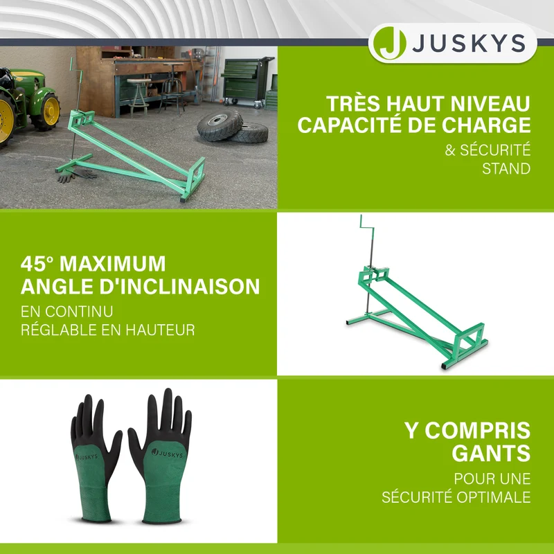 Cric pour tondeuse autoportée – jusqu'à 400 kg
