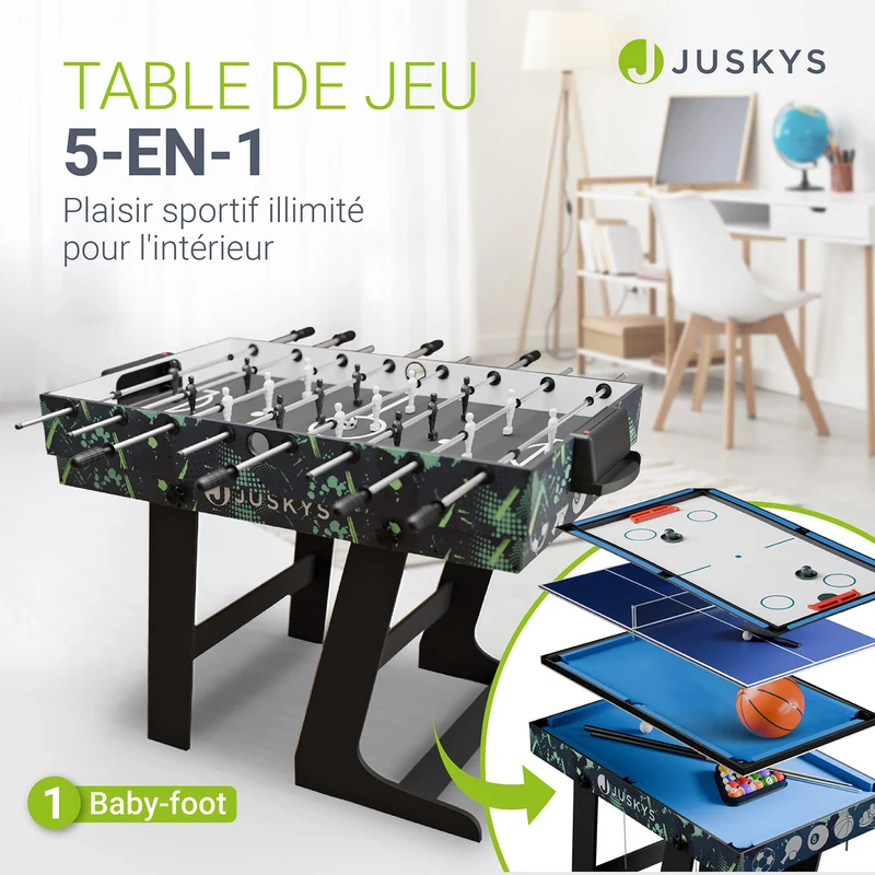 Table multi-jeux 5 en 1 Ballzauber