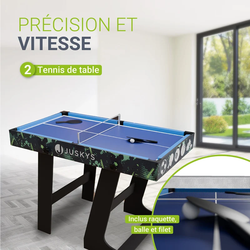 Table multi-jeux 5 en 1 Ballzauber