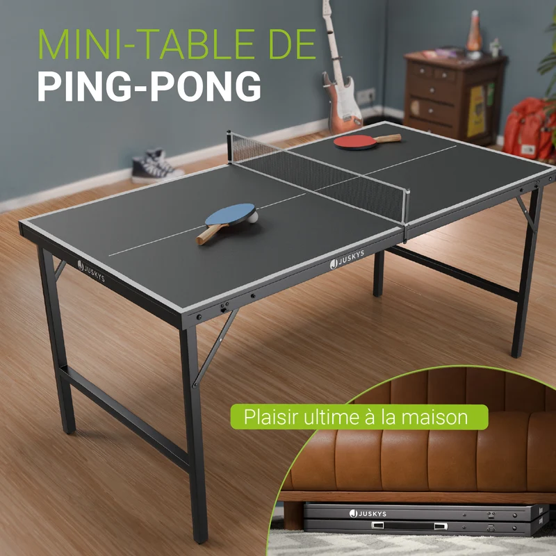 Mini table de ping-pong Flexi – 152 x 71 cm