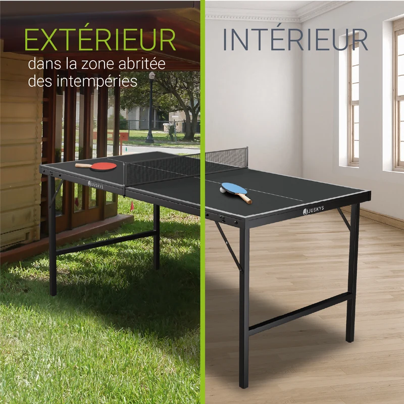 Mini table de ping-pong Flexi – 152 x 71 cm