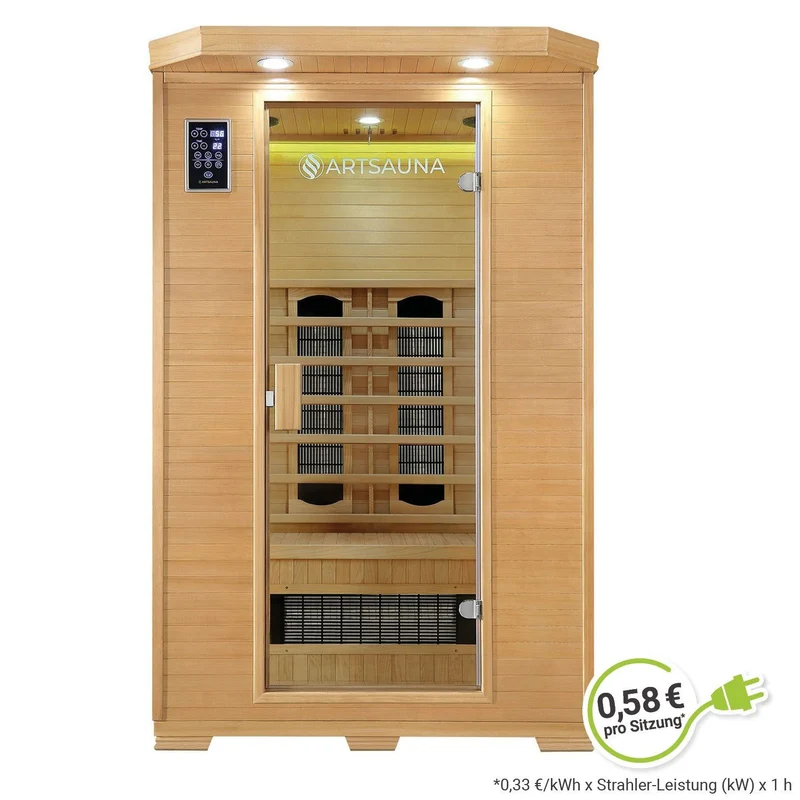 Sauna infrarouge Oslo avec radiateurs en céramique