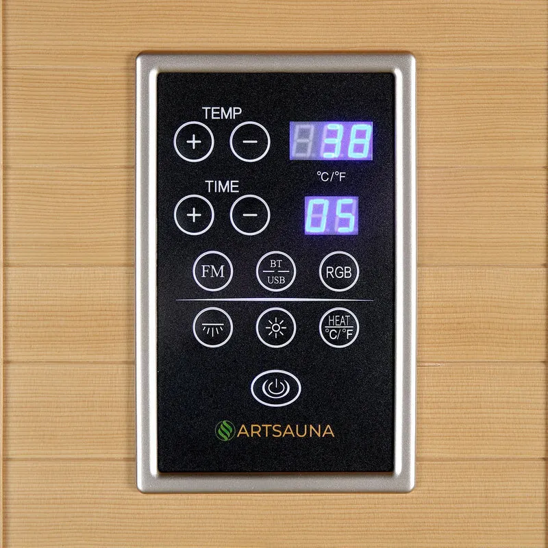 Sauna infrarouge Oslo avec radiateurs en céramique