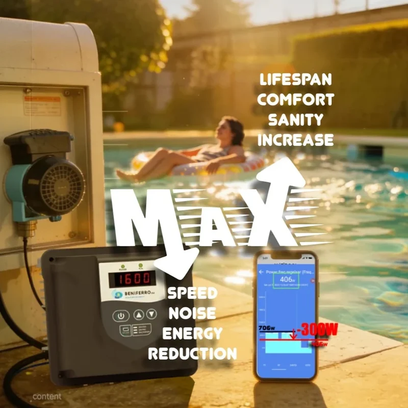 Variateur de fréquence MaX contrôlé par WiFi IP20 230V - 1,12 kW (1,5 PK)