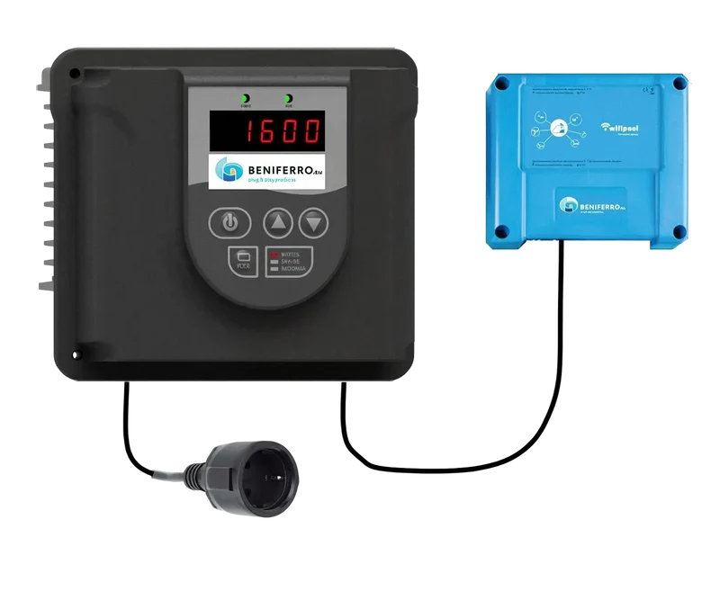Variateur de fréquence MaX IP20 230V piloté par WiFiPOOL CONNECT PRO - 1,12 kW (1,5 HP)