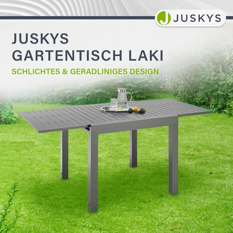 Table de jardin extensible Laki – aluminium