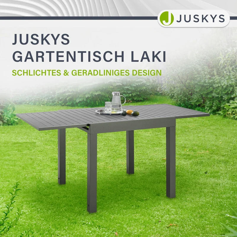 Table de jardin extensible Laki – aluminium