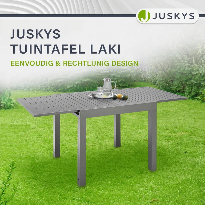 Table de jardin extensible Laki – aluminium