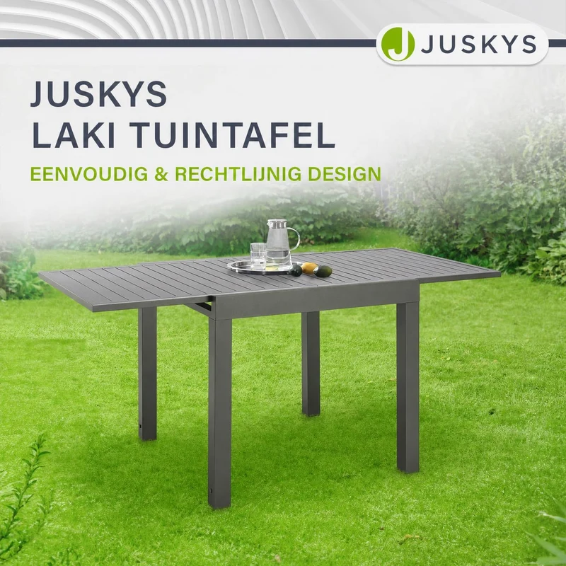 Table de jardin extensible Laki – aluminium