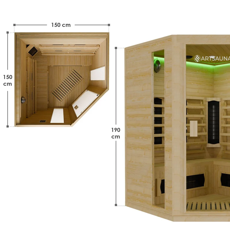 Sauna infrarouge Nyborg E150K