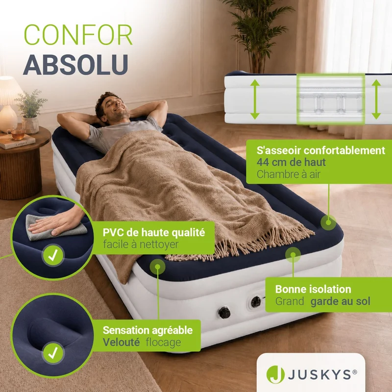 Matelas pneumatique autogonflant Sapri