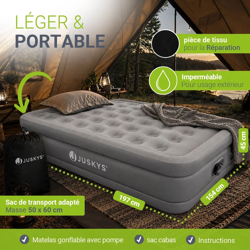 Matelas pneumatique autogonflant Sapri