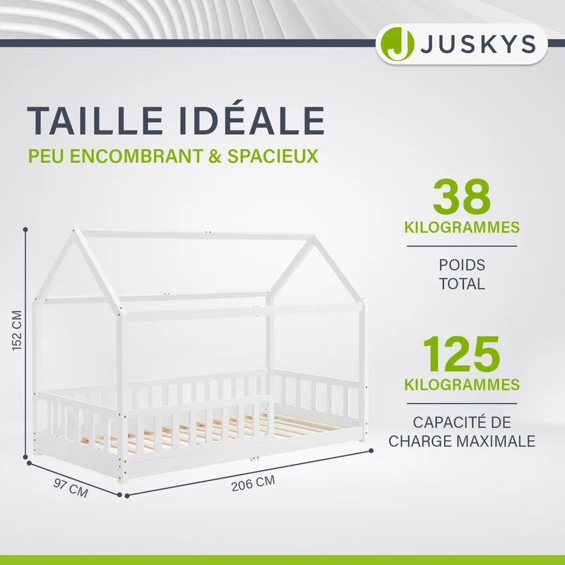 Lit enfant Marli 90 x 200 cm